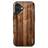 Timber Printed iPhone 16 Plus Glass Back Cover Online