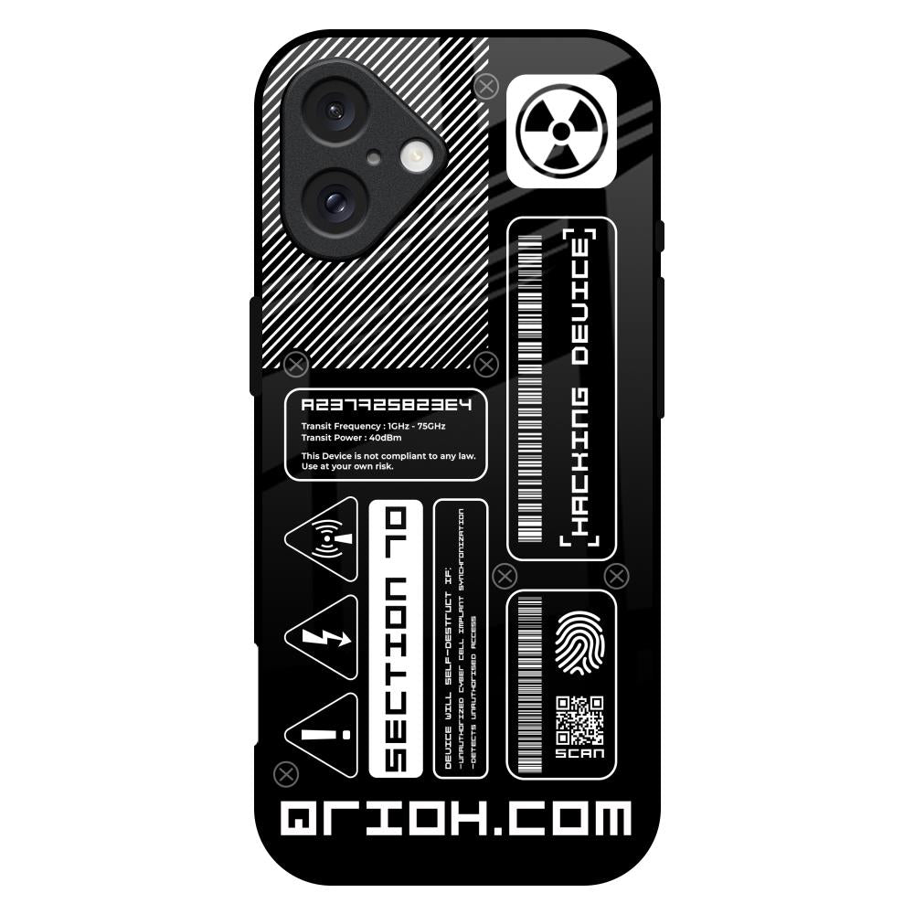 Futuristic Art iPhone 16 Plus Glass Back Cover Online