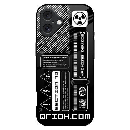 Futuristic Art iPhone 16 Plus Glass Back Cover Online