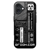 Futuristic Art iPhone 16 Plus Glass Back Cover Online