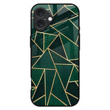 Abstract Green iPhone 16 Plus Glass Back Cover Online