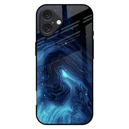 Dazzling Ocean Gradient iPhone 16 Plus Glass Back Cover Online