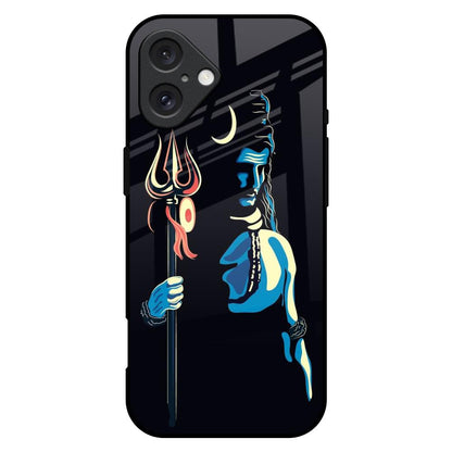 Mahakal iPhone 16 Plus Glass Back Cover Online