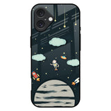 Astronaut Dream iPhone 16 Plus Glass Back Cover Online