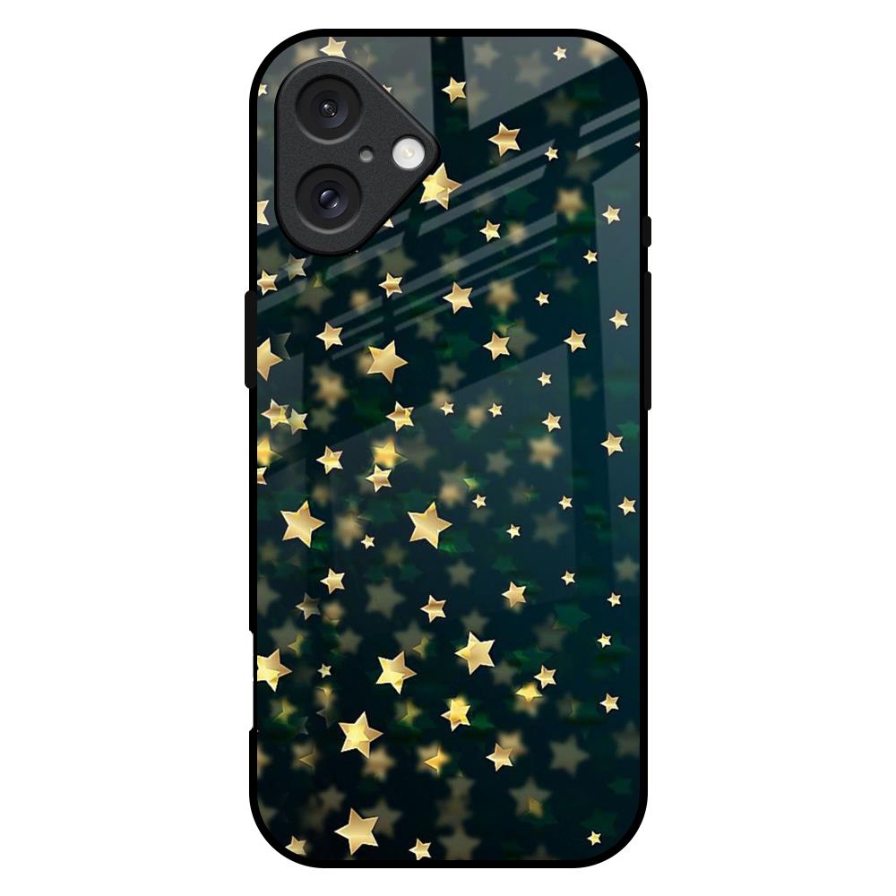 Dazzling Stars iPhone 16 Plus Glass Back Cover Online