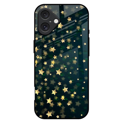 Dazzling Stars iPhone 16 Plus Glass Back Cover Online