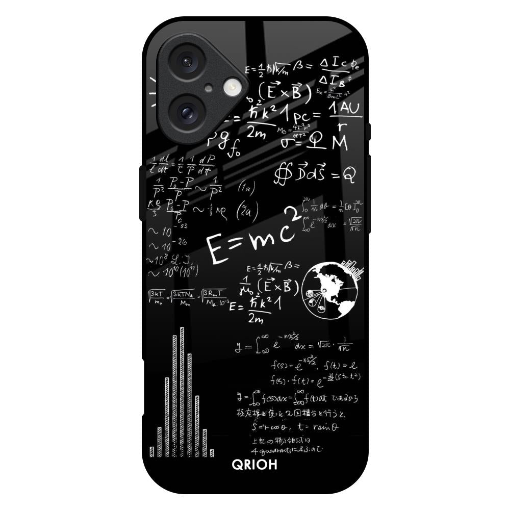 Funny Math iPhone 16 Plus Glass Back Cover Online