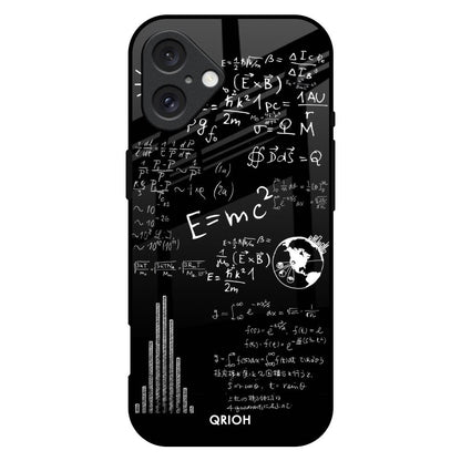 Funny Math iPhone 16 Plus Glass Back Cover Online
