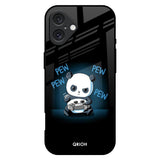 Pew Pew iPhone 16 Plus Glass Back Cover Online