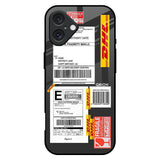 Cool Barcode Label iPhone 16 Plus Glass Back Cover Online