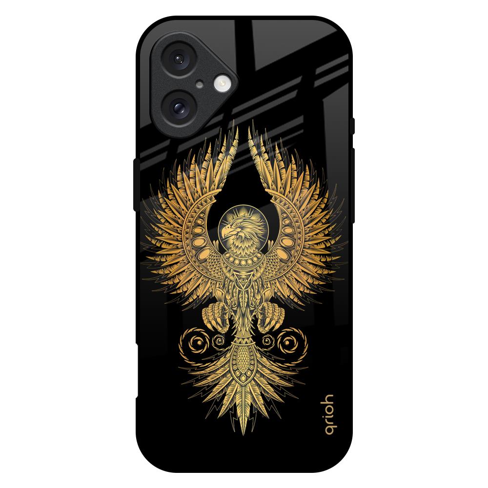 Mythical Phoenix Art iPhone 16 Plus Glass Back Cover Online