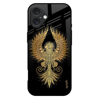 Mythical Phoenix Art iPhone 16 Plus Glass Back Cover Online