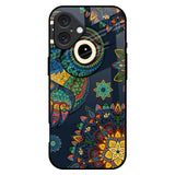 Owl Art iPhone 16 Plus Glass Back Cover Online