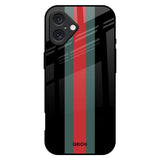 Vertical Stripes iPhone 16 Plus Glass Back Cover Online
