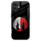 Anime Red Moon iPhone 16 Plus Glass Back Cover Online