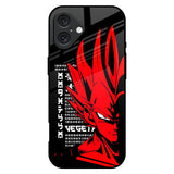 Red Vegeta iPhone 16 Plus Glass Back Cover Online