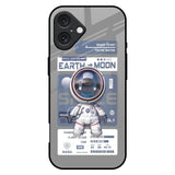 Space Flight Pass iPhone 16 Plus Glass Back Cover Online