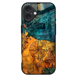 Architecture Map iPhone 16 Plus Glass Back Cover Online