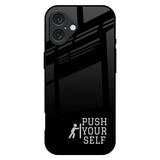 Push Your Self iPhone 16 Plus Glass Back Cover Online