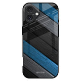 Multicolor Wooden Effect iPhone 16 Plus Glass Back Cover Online