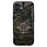 Army Warrior iPhone 16 Plus Glass Back Cover Online