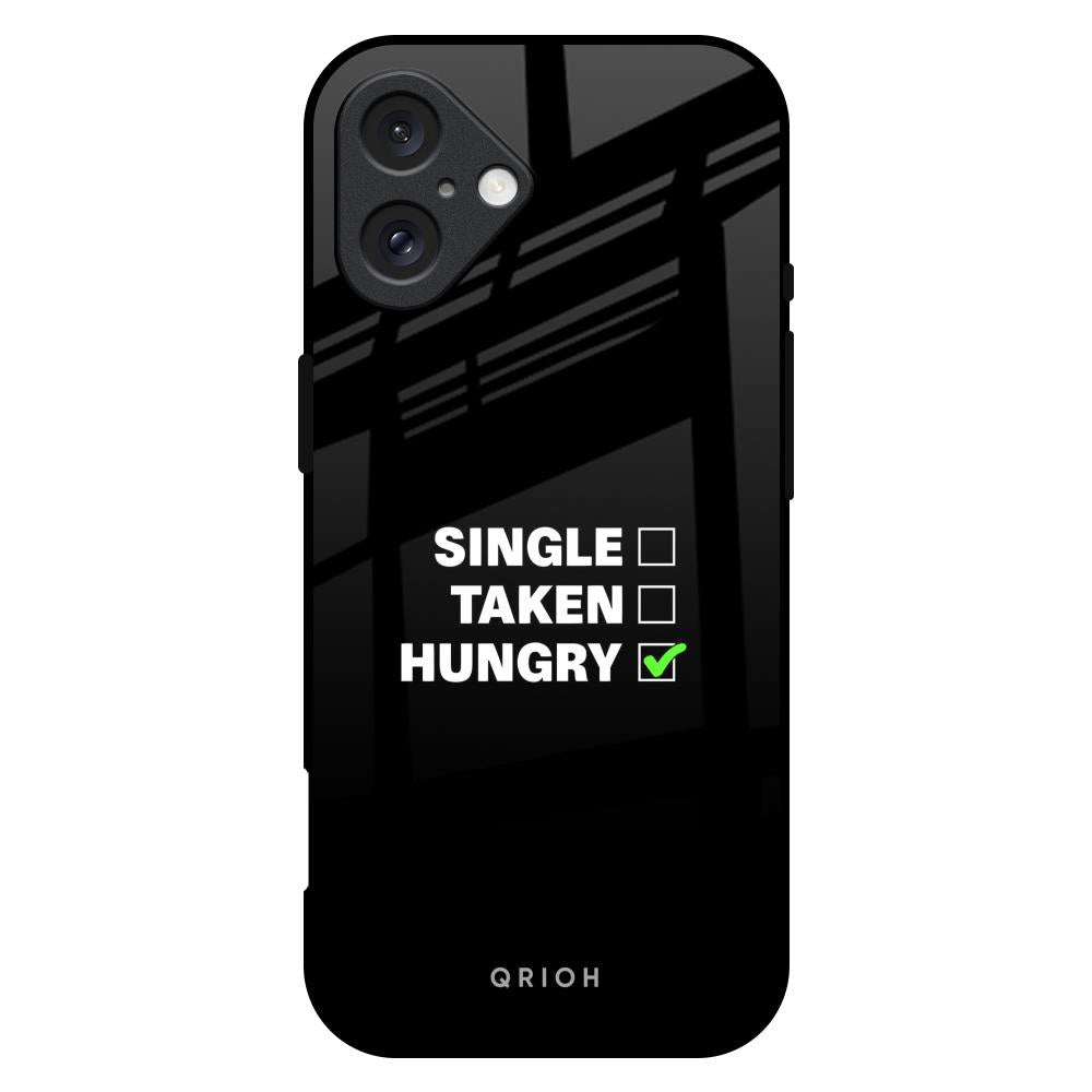 Hungry iPhone 16 Plus Glass Back Cover Online