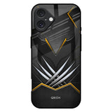 Black Warrior iPhone 16 Plus Glass Back Cover Online
