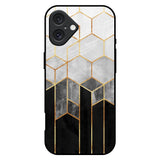 Tricolor Pattern iPhone 16 Plus Glass Back Cover Online