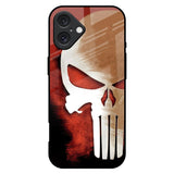 Red Skull iPhone 16 Plus Glass Back Cover Online