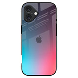 Rainbow Laser iPhone 16 Plus Glass Back Cover Online