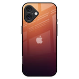 Sunset Background iPhone 16 Plus Glass Back Cover Online