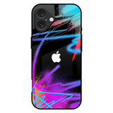 Brushy Color iPhone 16 Plus Glass Back Cover Online