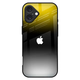 Yellow Shadow iPhone 16 Plus Glass Back Cover Online
