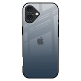 Smokey Grey Color iPhone 16 Plus Glass Back Cover Online