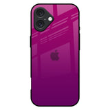 Magenta Gradient iPhone 16 Plus Glass Back Cover Online