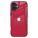 Solo Maroon iPhone 16 Plus Glass Back Cover Online