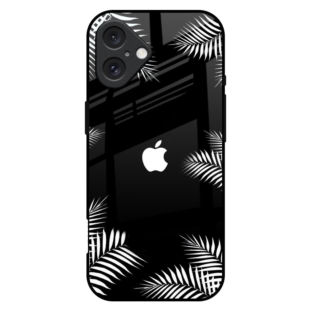 Zealand Fern Design iPhone 16 Plus Glass Back Cover Online