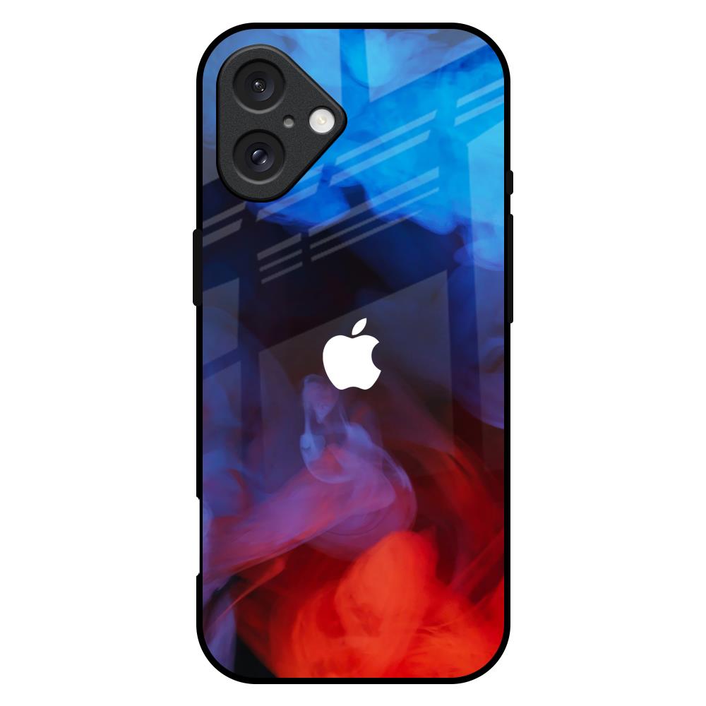 Dim Smoke iPhone 16 Plus Glass Back Cover Online