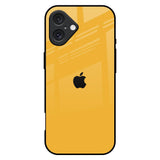 Fluorescent Yellow iPhone 16 Plus Glass Back Cover Online
