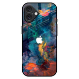 Colored Storm iPhone 16 Plus Glass Back Cover Online