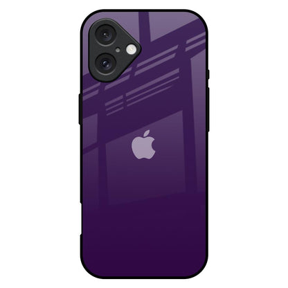 Dark Purple iPhone 16 Plus Glass Back Cover Online