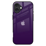 Dark Purple iPhone 16 Plus Glass Back Cover Online