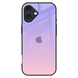 Lavender Gradient iPhone 16 Plus Glass Back Cover Online