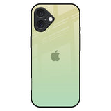 Mint Green Gradient iPhone 16 Plus Glass Back Cover Online