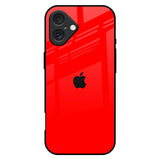 Blood Red iPhone 16 Plus Glass Back Cover Online