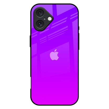 Purple Pink iPhone 16 Plus Glass Back Cover Online