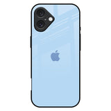 Pastel Sky Blue iPhone 16 Plus Glass Back Cover Online