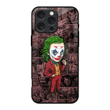 Joker Cartoon iPhone 16 Pro Glass Back Cover Online
