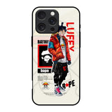 Bape Luffy iPhone 16 Pro Glass Back Cover Online