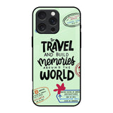 Travel Stamps iPhone 16 Pro Glass Back Cover Online